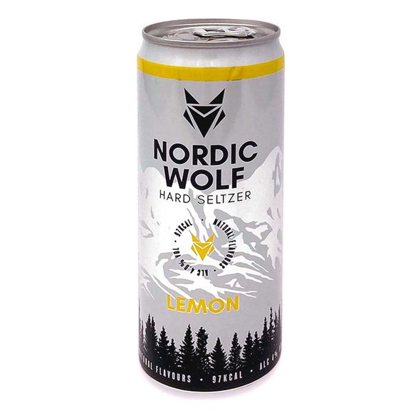 Nordic Wolf Hard Seltzer - Lemon 330ml